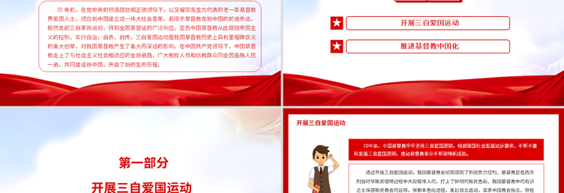 基督教中国化PPT简约实用坚持基督教中国化方向传讲新时代信息宗教信仰专题课件
