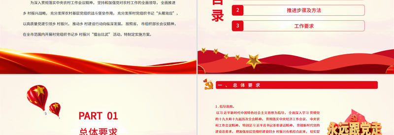 村党组织书记擂台比武PPT简约实用2022年村党组织书记乡村振兴擂台比武活动实施方案