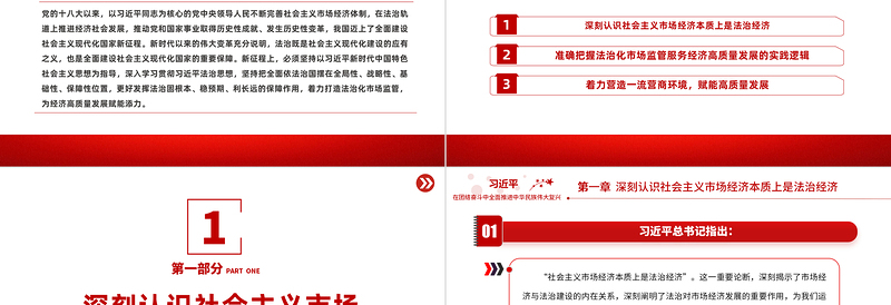 2023以法治化市场监管助力高质量发展PPT精品风党员干部学习教育专题党课PPT