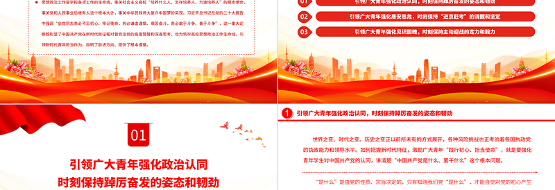 2023以“三个务必”引领新时代青年担当作为PPT精品风团员干部学习教育专题党课PPT