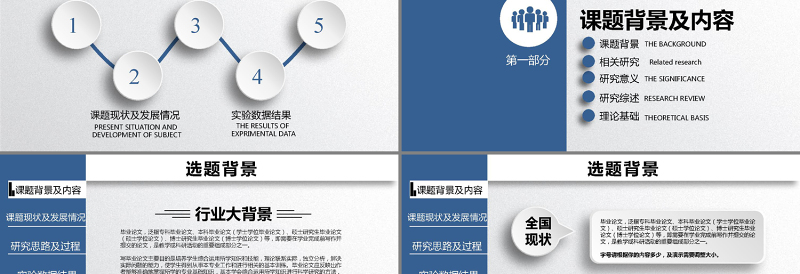 框架完整的论文答辩课题汇报PPT精美严谨规范答