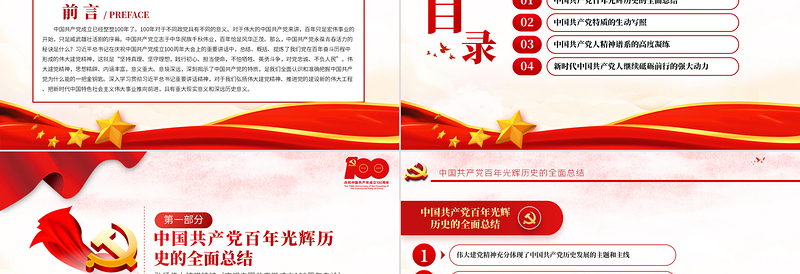 2021弘扬伟大建党精神PPT庆祝中国共产党成立100周年党史学习教育专题党课PPT