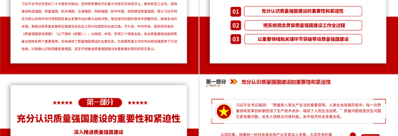 2023深入推进质量强国建设PPT精品风党员干部学习《质量强国建设纲要》专题党课PPT