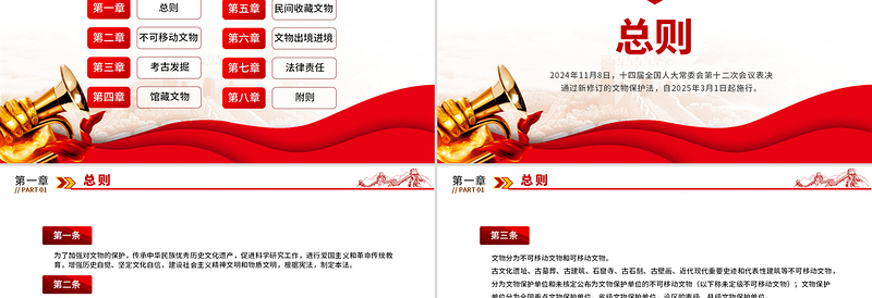 《中华人民共和国文物保护法》全文PPT下载