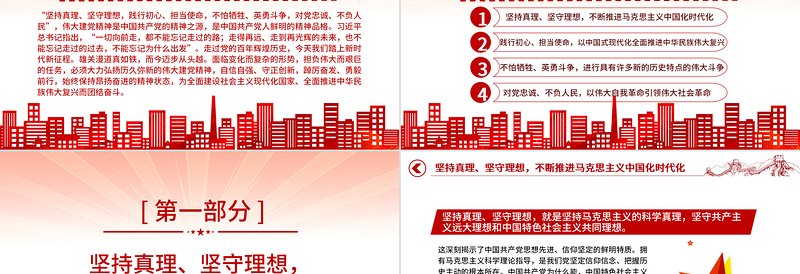 2023弘扬伟大建党精神全面建设社会主义现代化国家PPT精品风党员干部学习教育专题党课PPT