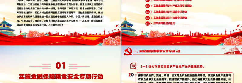 学习运用“千万工程”经验加强金融支持乡村全面振兴PPT