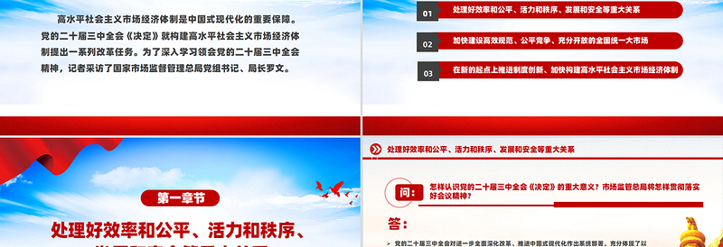 进一步全面深化市场监管领域改革PPT高水平社会主义市场经济体制课件