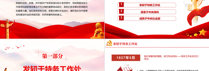 党的隐蔽战线的源头和发展PPT党史百年天天学党政风故事润我心微党课