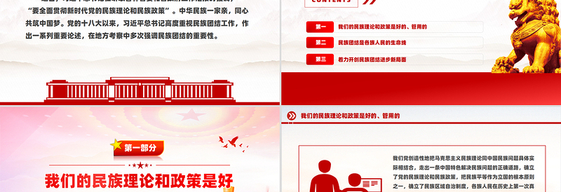 全面贯彻新时代党的民族理论和民族政策PPT党课PPT