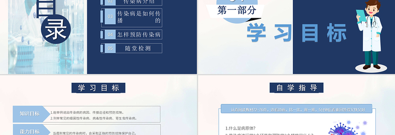 2022传染病预防医疗课件PPT清新精美创意医疗通用课件PPT模板下载.pptx