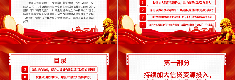 金融支持民营经济25条PPT精品引导金融机构持续加强民营企业金融服务助力民营经济发展壮大课件