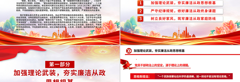 践行廉洁文化守住为政之本PPT党政风优质2025二季度廉洁文化建设专题党课