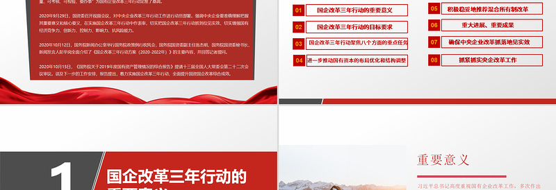 简约严肃国企改革三年行动方案2020-2022专题国企党课PPT