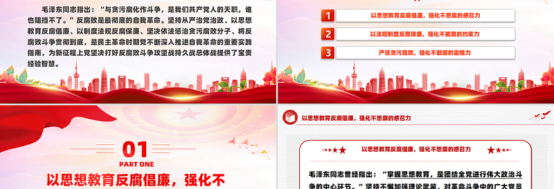 党打好反腐败斗争的历史经验PPT反腐倡廉党课