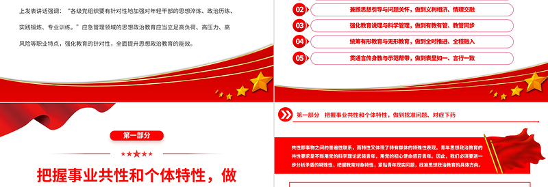 2023关于提升思想政治教育实效性的思考PPT精品风党员干部学习教育专题党课PPT