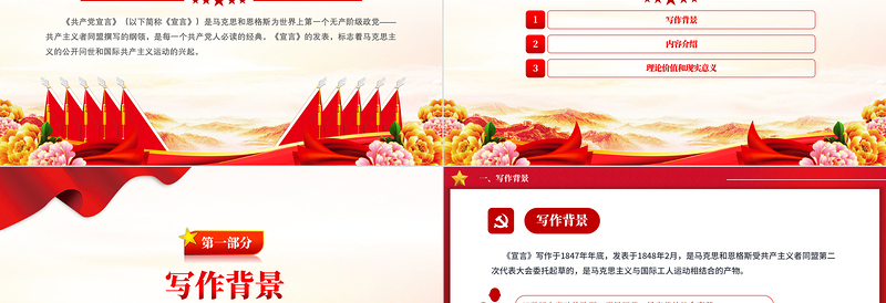 《共产党宣言》导读PPT党政风优质党政风经典系列课件