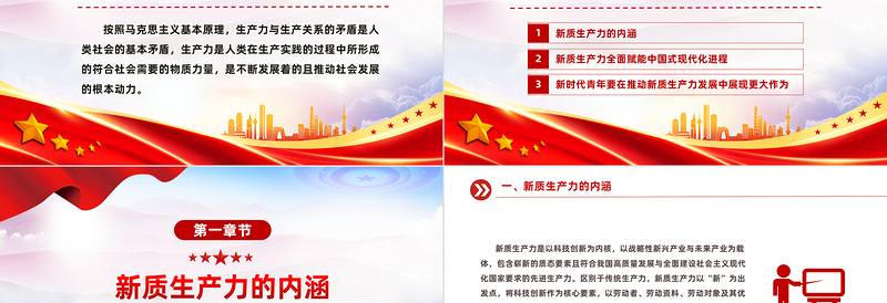 培育新质生产力青年要挺立时代潮头PPT党课PPT