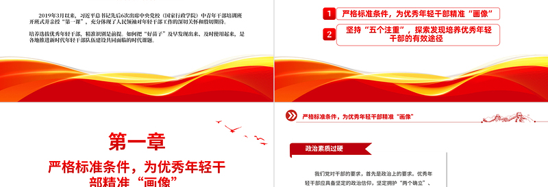 怎样精准识别优秀年轻干部PPT精美简约新时代年轻干部队伍建设课件