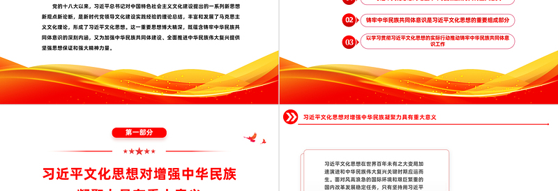 铸牢中华民族共同体意识PPT党政风学习文化思想党课PPT