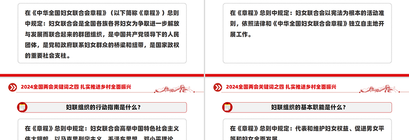 妇联工作指南PPT精品2025妇联知识宣讲课件