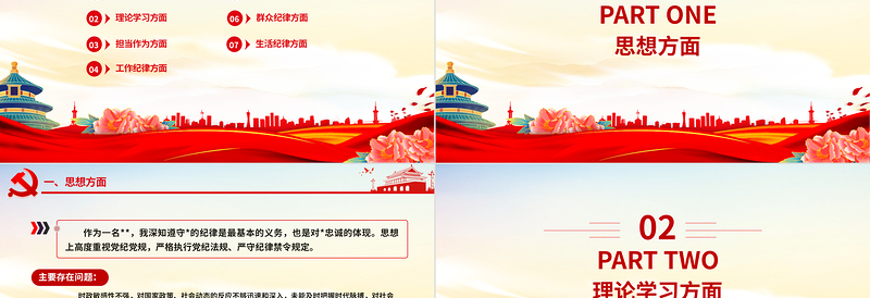 精品党纪学习教育之检视问题清单与整改措施PPT