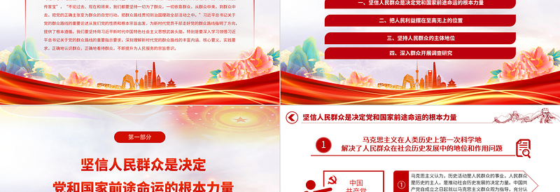 2023党员干部要走好新时代党的群众路线PPT精品风党员干部学习教育专题党课PPT