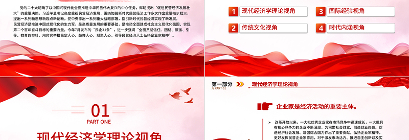 2023弘扬与升华企业家精神PPT精品风党员干部学习教育专题党课PPT模板