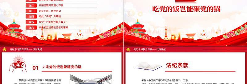 2024年党纪学习教育专题以案说纪党课PPT
