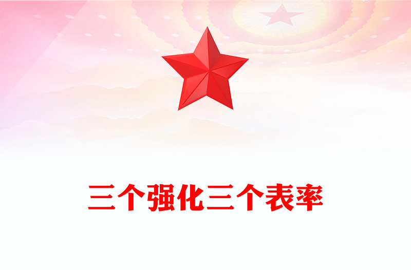 三个强化三个表率PPT精品全面从严治党党课(讲稿)