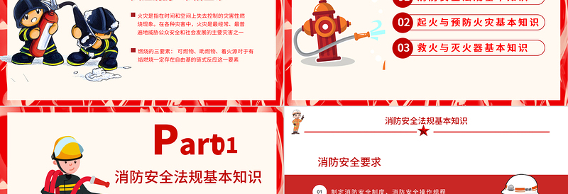 消防安全无小事时时刻刻需留心PPT党政风简约关注消防珍惜生命社区消防安全培训课件