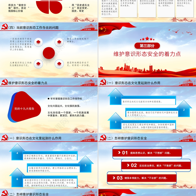 2021加强意识形态工作PPT筑牢思想防线坚决维护意识形态安全专题党课内容