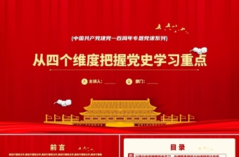 2025党课舞台名字大全四个字ppt