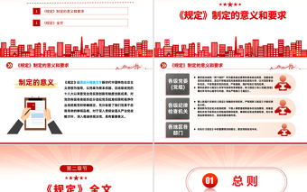 2023中国共产党处分违纪党员批准权限和程序规定PPT党政风党员干部学习教育专题党课党建课件模板