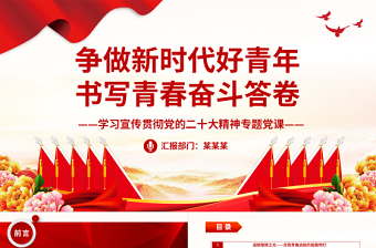 新时代奋斗精神PPT