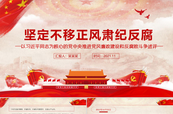 坚强核心党课PPT