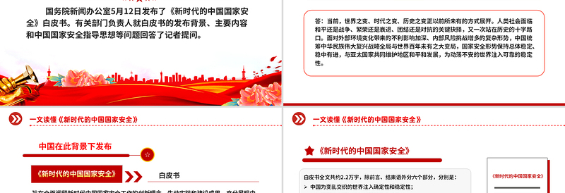 2025《新时代的中国国家安全》白皮书解读PPT课件