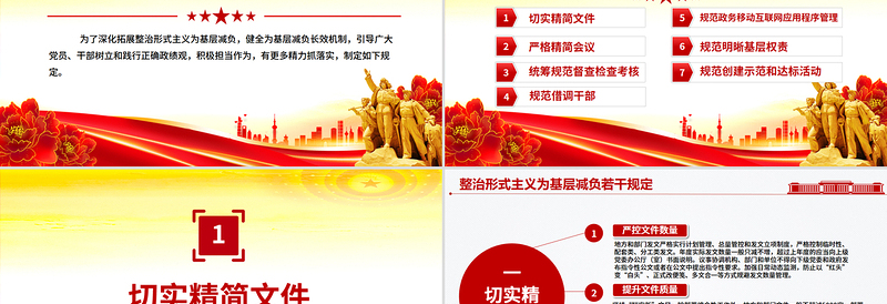 2025整治形式主义为基层减负若干规定PPT课件下载