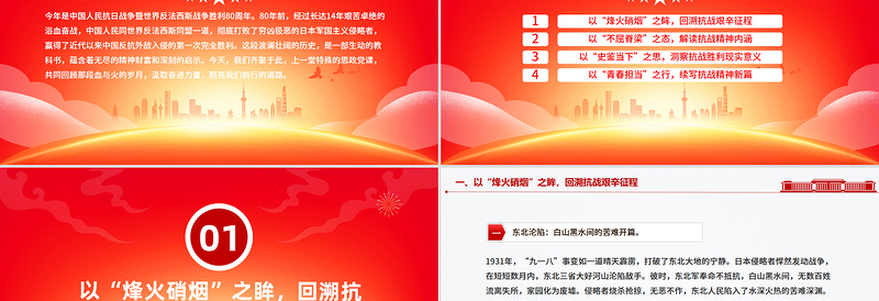 2025以史为鉴明志砥砺青春奋进PPT纪念抗战胜利80周年青年党课