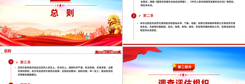 《自然灾害调查评估暂行办法》PPT课件