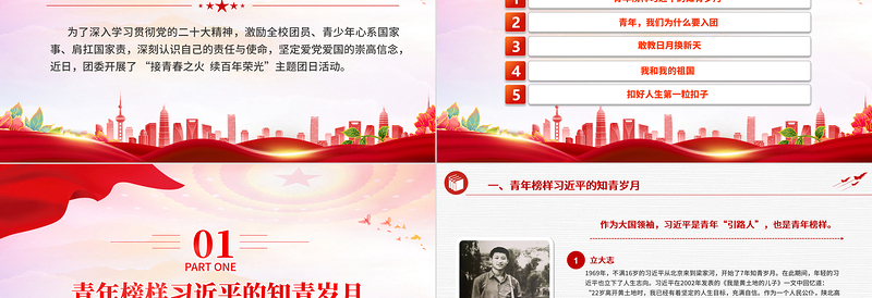 坚定爱党爱国的崇高信念PPT青年深入学习贯彻党的二十大精神团课课件