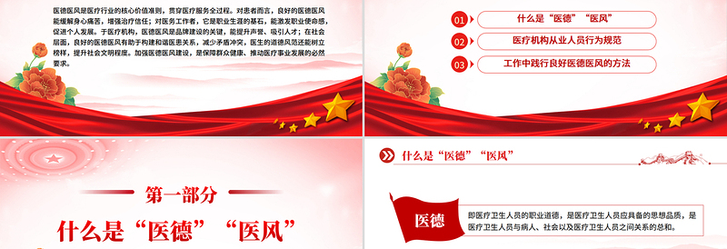 医疗系统医德医风宣传教育PPT课件