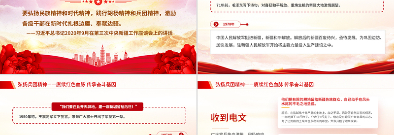 2025弘扬兵团精神PPT赓续红色血脉传承奋斗基因微党课