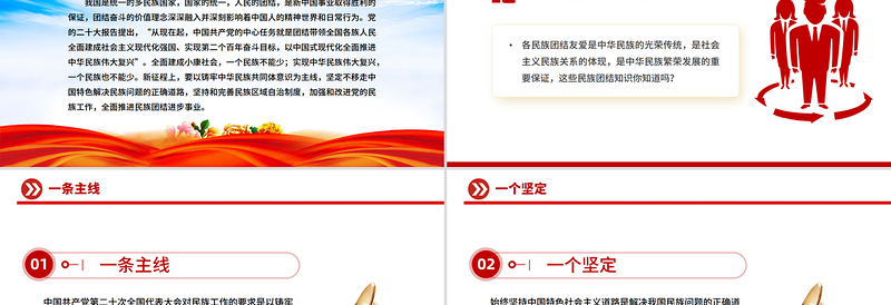 民族团结知识宣传PPT石榴花开美美与共主题课件