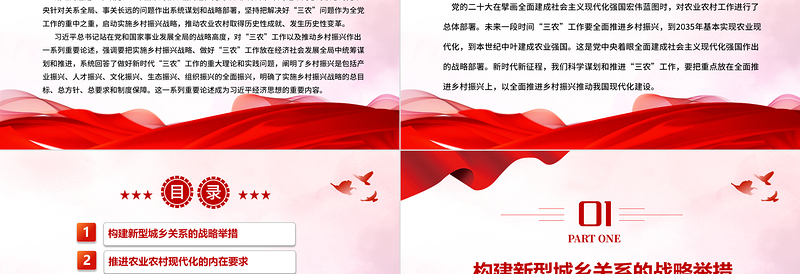 2023以乡村全面振兴推动现代化建设PPT党政风解决好“三农”问题实施乡村振兴战略专题党课PPT模板下载