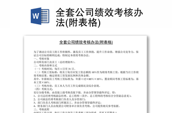 公司绩效