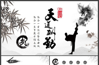 中国武术党课PPT