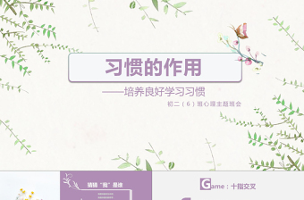 竞聘ppt小清新