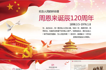 毛泽东同志诞辰130周年PPT