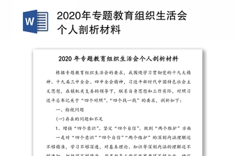 组织生活会党支部剖析材料ppt