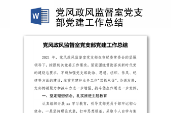 党支部总结报告ppt
